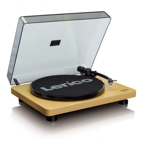 Lenco L-30 Belt-drive audio turntable Wood Semi Automatic