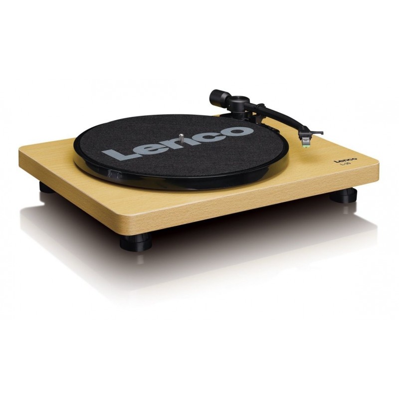 Lenco L-30 Belt-drive audio turntable Wood Semi Automatic