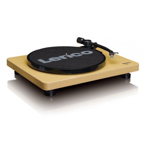 Lenco L-30 Belt-drive audio turntable Wood Semi Automatic