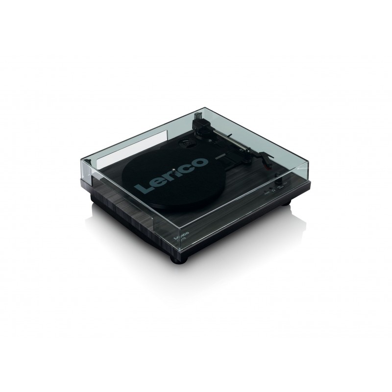 Lenco LS-10 Belt-drive audio turntable Black Semi Automatic