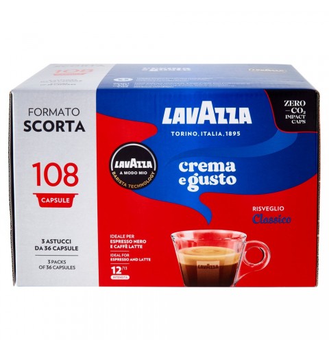 Lavazza Crema e Gusto Coffee capsule Medium roast 108 pc(s)