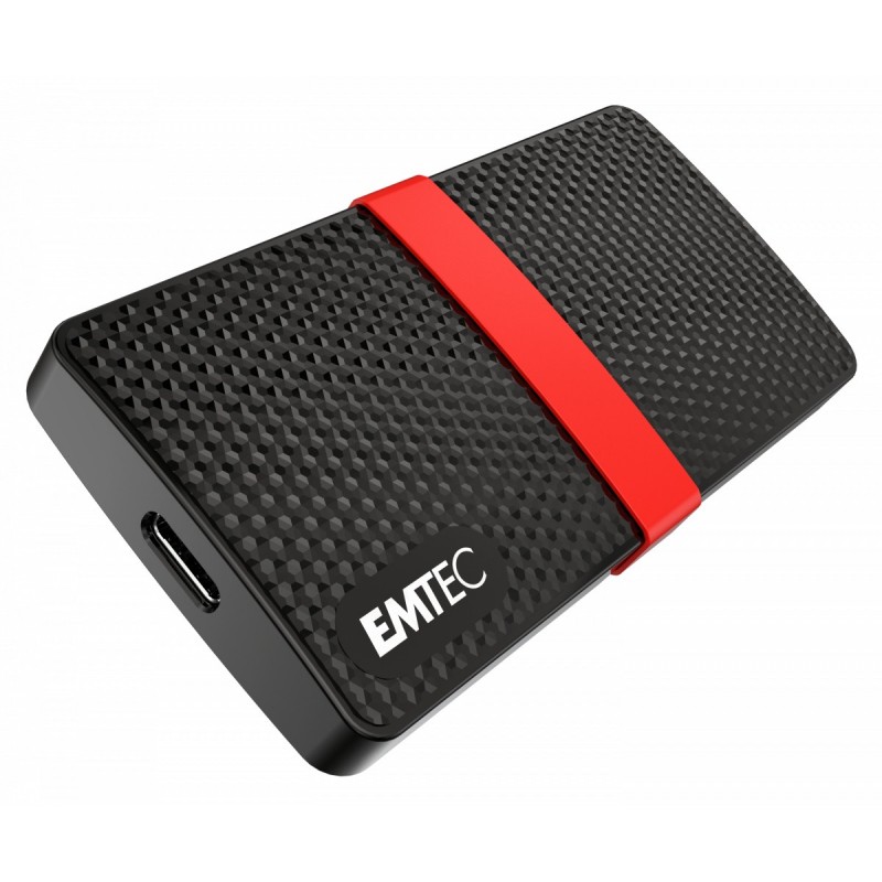 Emtec X200 256 Go Noir, Rouge