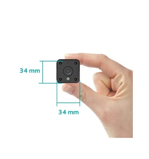 iSNATCH 67.6894.03 security camera Cube IP security camera Indoor 1280 x 720 pixels Desk Wall
