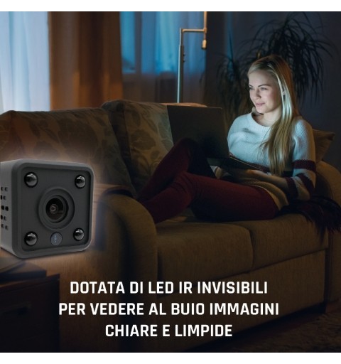 iSNATCH 67.6894.03 security camera Cube IP security camera Indoor 1280 x 720 pixels Desk Wall