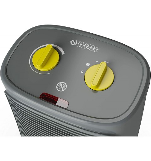 Olimpia Splendid Caldo Rock O Indoor Grey, Yellow 2000 W Fan electric space heater