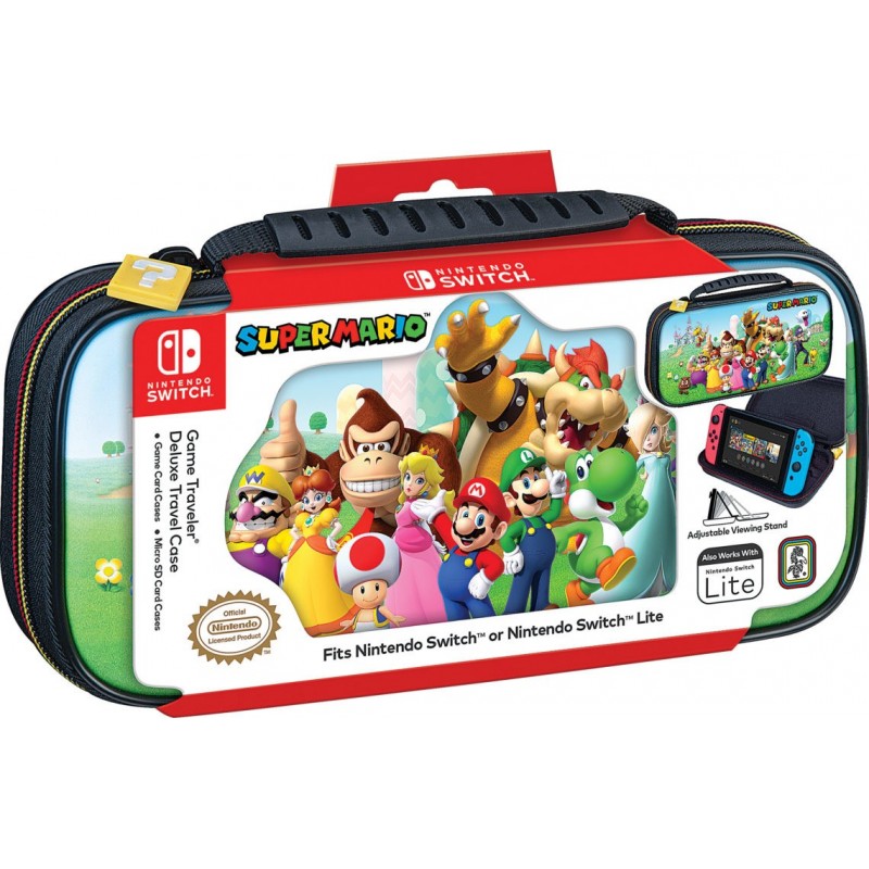 Bigben Interactive Switch Travel Case Super Mario & Friends NNS53A Boîtier  robuste Nintendo Multicolore