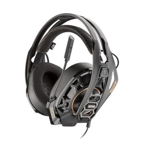 POLY RIG 500 PRO HA Casque Avec fil Arceau Jouer Noir