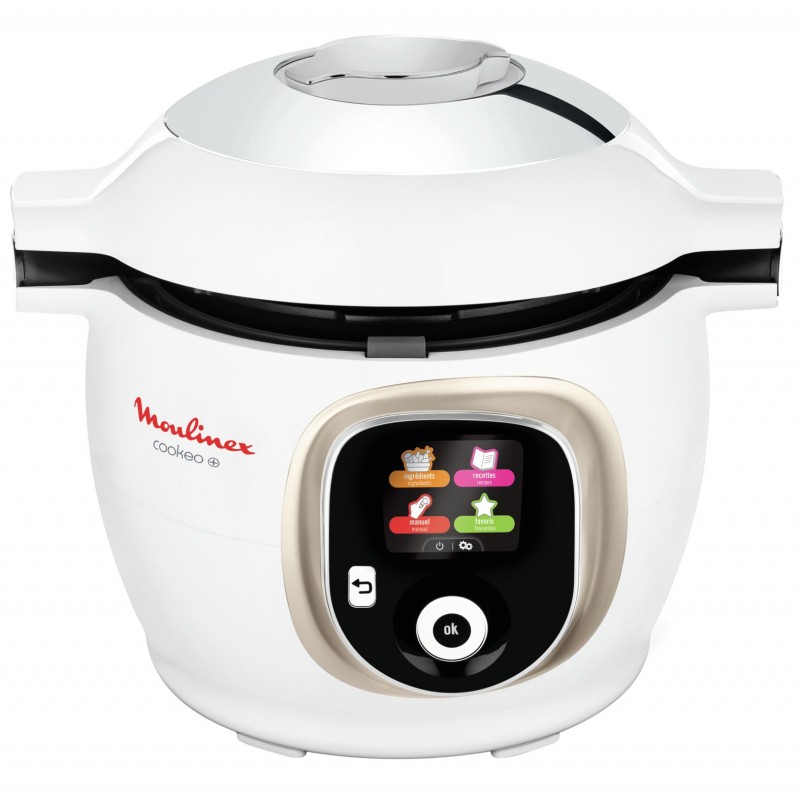 Moulinex Cookeo + CE851A 6 L 1600 W Silver, White