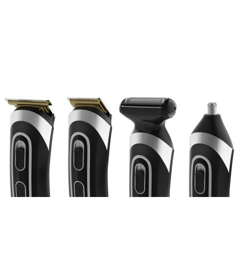 Rowenta TRIM & STYLE TN9140 Nero, Argento