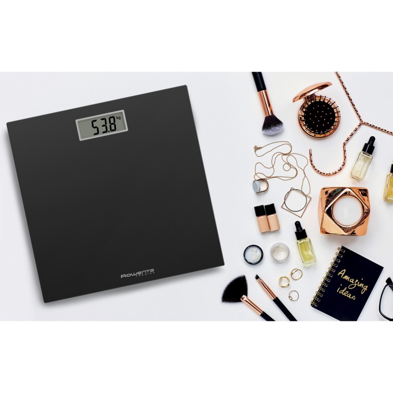 Rowenta Premiss BS1400 Square Black Electronic personal scale