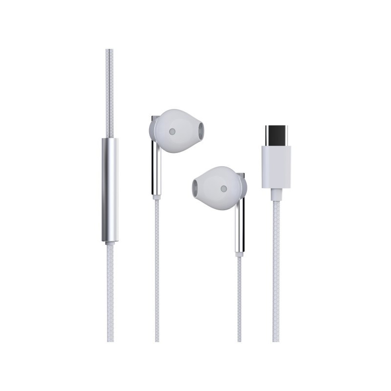Trevi HMP 700 C Headset Wired In-ear Calls Music USB Type-C White