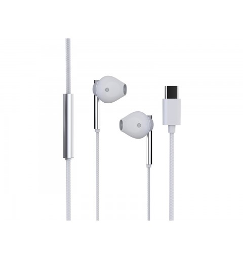 Trevi HMP 700 C Kopfhörer Kabelgebunden im Ohr Anrufe Musik USB Typ-C Weiß