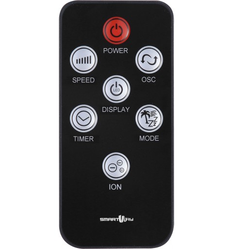 Smartway STR45TEW ventilador Negro, Blanco