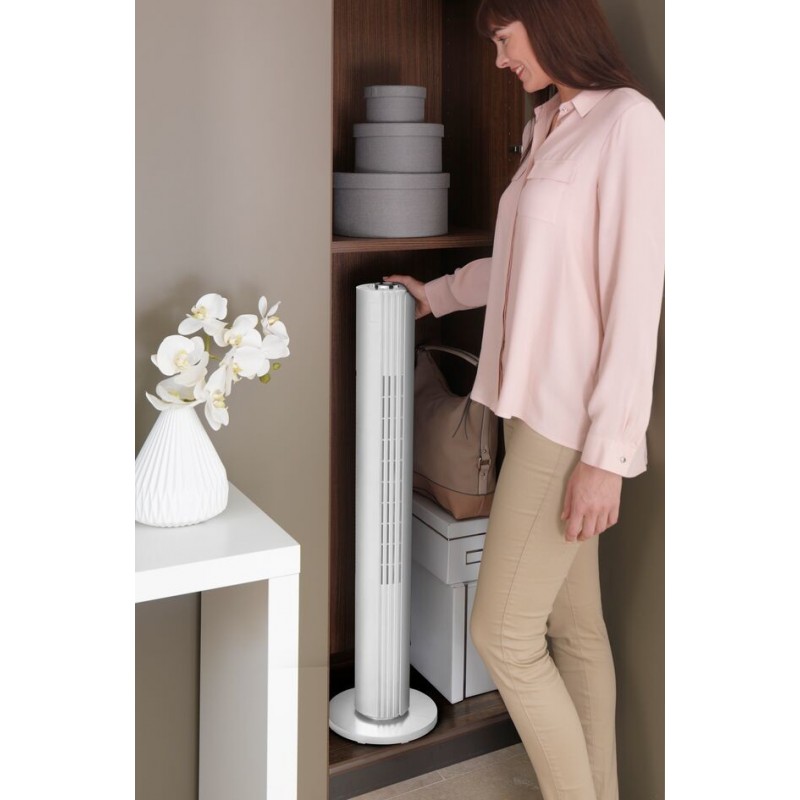 Rowenta Urban Cool VU6720 , Ventilatore a Torre, 3 Velocità, Design sottile, Silenziosità 46 dBA