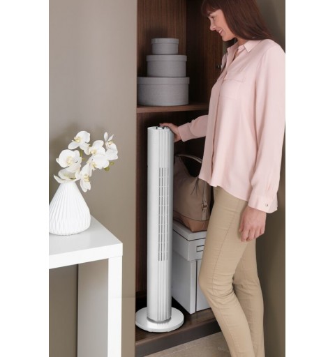 Rowenta Urban Cool VU6720 , Ventilatore a Torre, 3 Velocità, Design sottile, Silenziosità 46 dBA