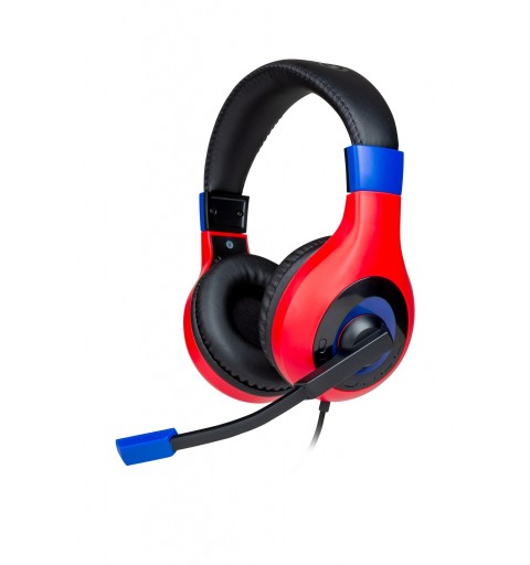 Bigben Interactive Wired Stereo Gaming Headset V1 Auriculares Alámbrico Diadema Juego Negro, Azul, Rojo