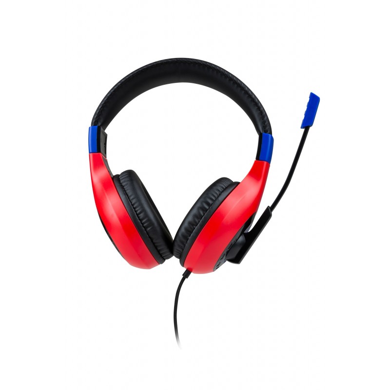 Bigben Interactive Wired Stereo Gaming Headset V1 Auriculares Alámbrico Diadema Juego Negro, Azul, Rojo