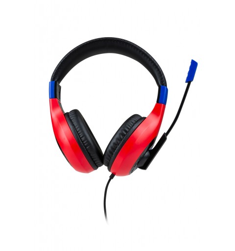 Bigben Interactive Wired Stereo Gaming Headset V1 Auricolare Cablato A Padiglione Giocare Nero, Blu, Rosso