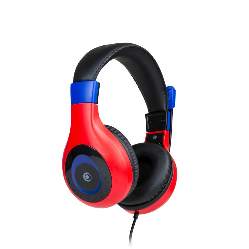 Bigben Interactive Wired Stereo Gaming Headset V1 Auricolare Cablato A Padiglione Giocare Nero, Blu, Rosso