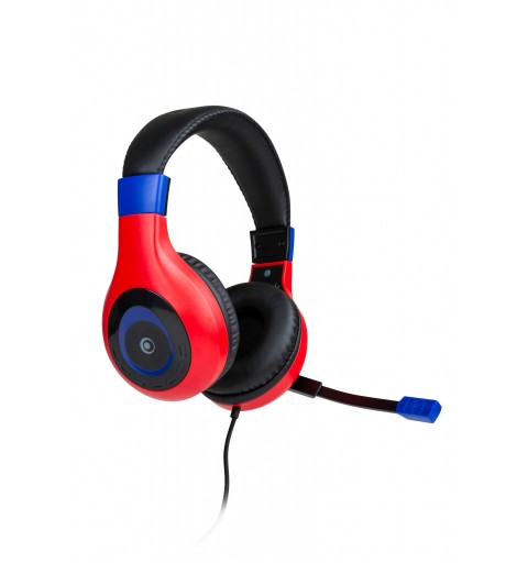 Bigben Interactive Wired Stereo Gaming Headset V1 Auriculares Alámbrico Diadema Juego Negro, Azul, Rojo