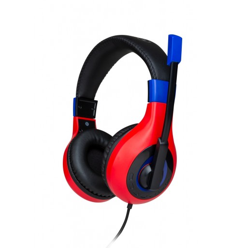 Bigben Interactive Wired Stereo Gaming Headset V1 Auricolare Cablato A Padiglione Giocare Nero, Blu, Rosso