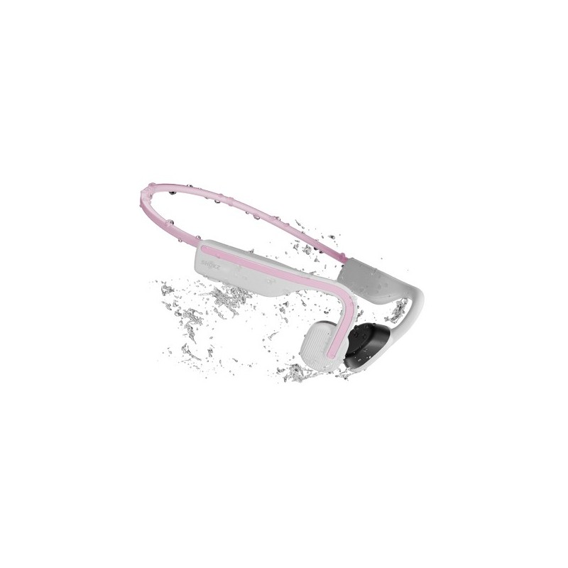 Shokz OpenMove Headphones Wired & Wireless Ear-hook Calls Music USB Type-C Bluetooth Pink