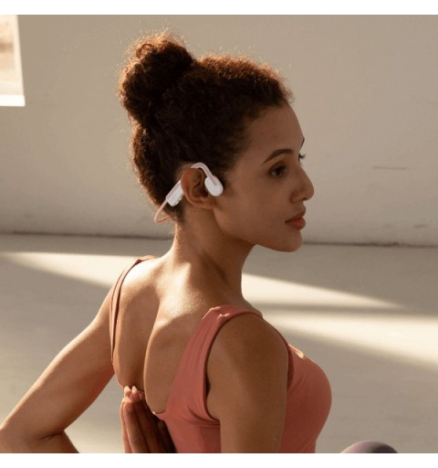 Shokz OpenMove Écouteurs Avec fil &sans fil Crochets auriculaires Appels Musique USB Type-C Bluetooth Rose