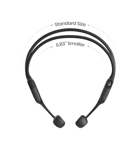 Shokz OpenRun Kopfhörer Kabellos Nackenband Sport Bluetooth Schwarz