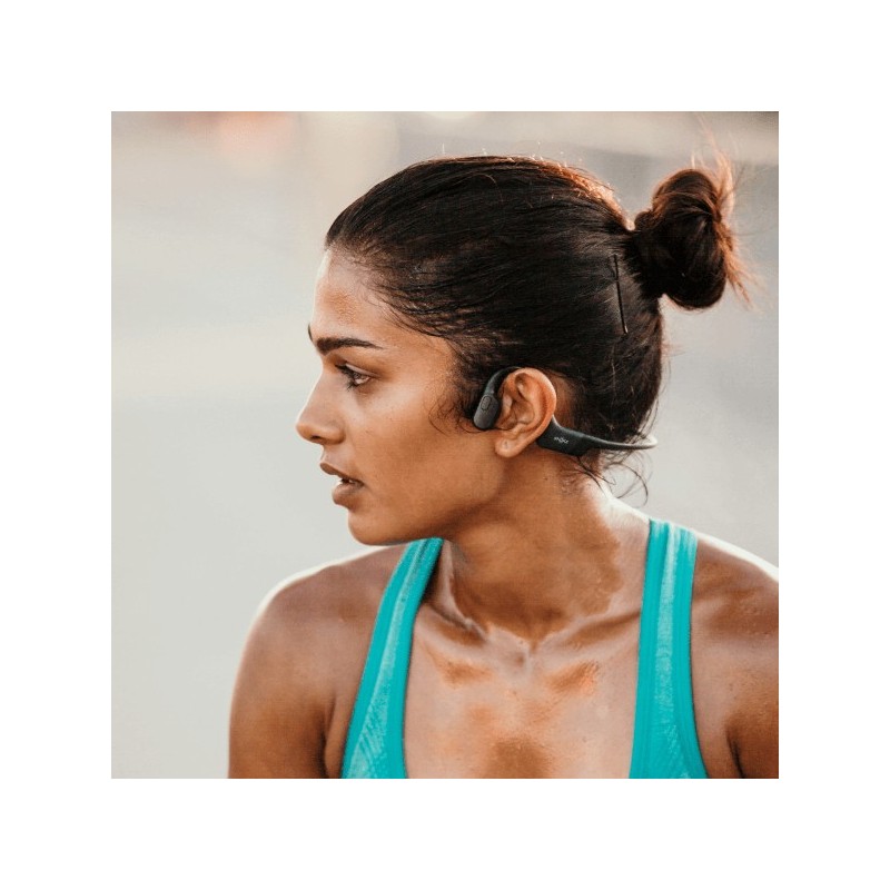 Shokz OpenRun Kopfhörer Kabellos Nackenband Sport Bluetooth Schwarz