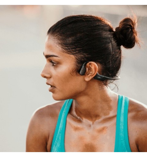 Shokz OpenRun Kopfhörer Kabellos Nackenband Sport Bluetooth Schwarz