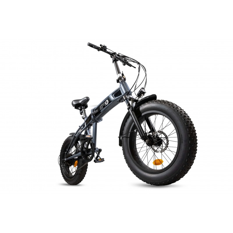 EMG E-Bike Bomber X 20" 12Ah Batteria integrata Foldable Grigio Nero
