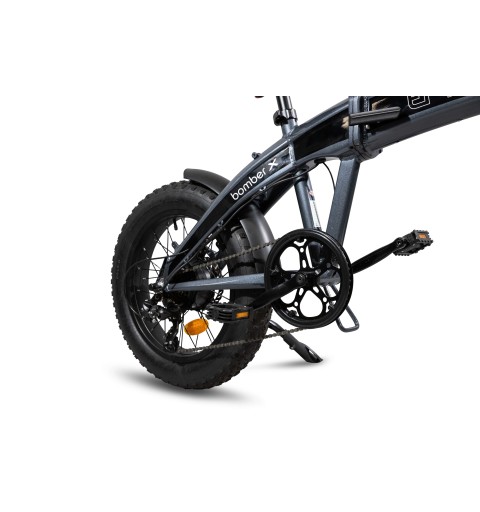 EMG E-Bike Bomber X 20" 12Ah Batteria integrata Foldable Grigio Nero