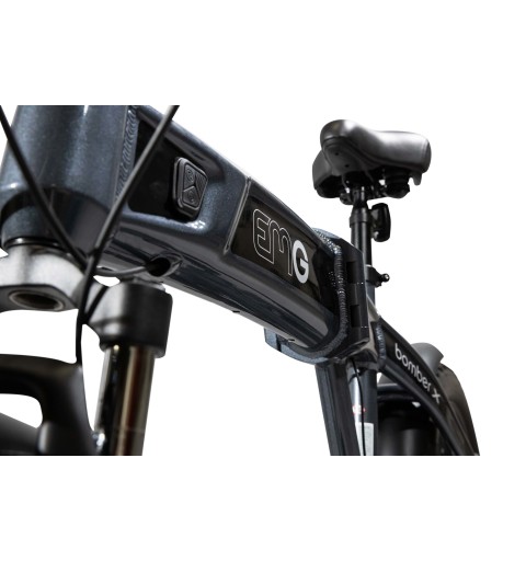EMG E-Bike Bomber X 20" 12Ah Batteria integrata Foldable Grigio Nero
