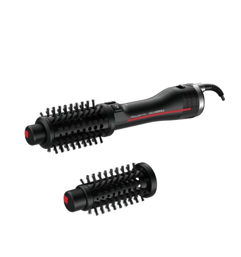 Rowenta K Pro Stylist CF961LF0 Utensilio de peinado Cepillo de aire caliente Vapor Negro, Rojo 750 W 1,8 m