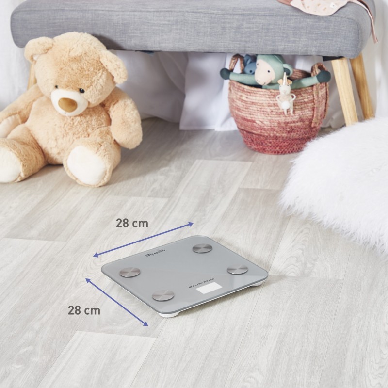 Rowenta Goodvibes LIFE BR9600 Square Silver Electronic personal scale