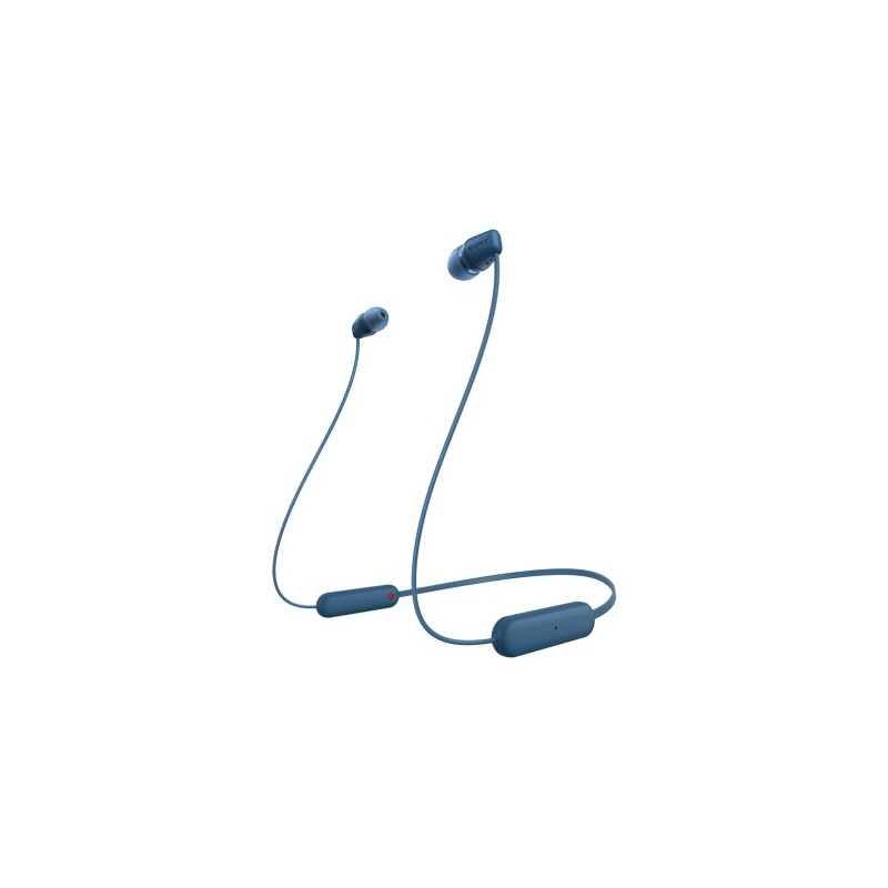 Sony WI-C100 Kopfhörer Kabellos im Ohr Anrufe Musik Bluetooth Blau