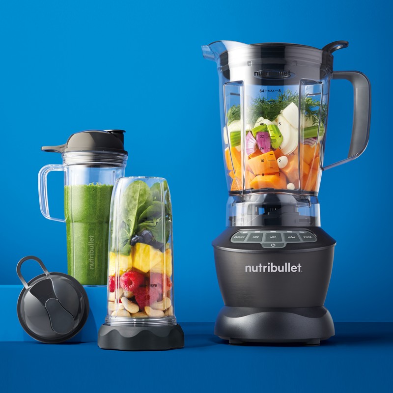 NutriBullet NBF500DG 1,9 L Mélangeur de table 1200 W Argent