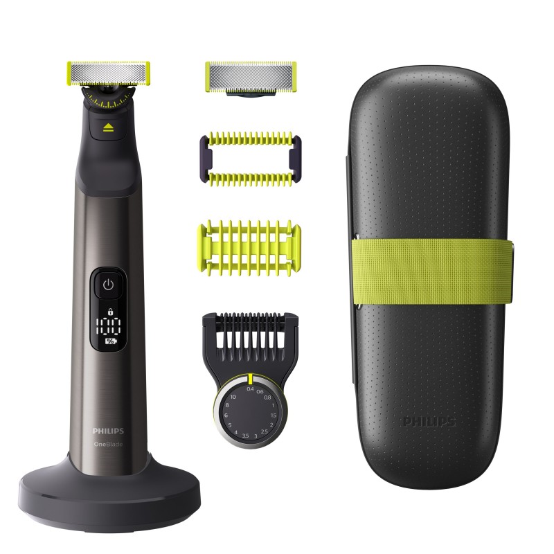 Philips OneBlade Pro QP6651 61 beard trimmer Battery 14 1 cm Wet & Dry Grey