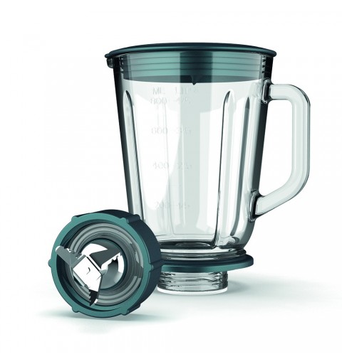 Imetec 7499 licuadora 0,8 L Batidora de vaso 500 W Verde azulado, Blanco