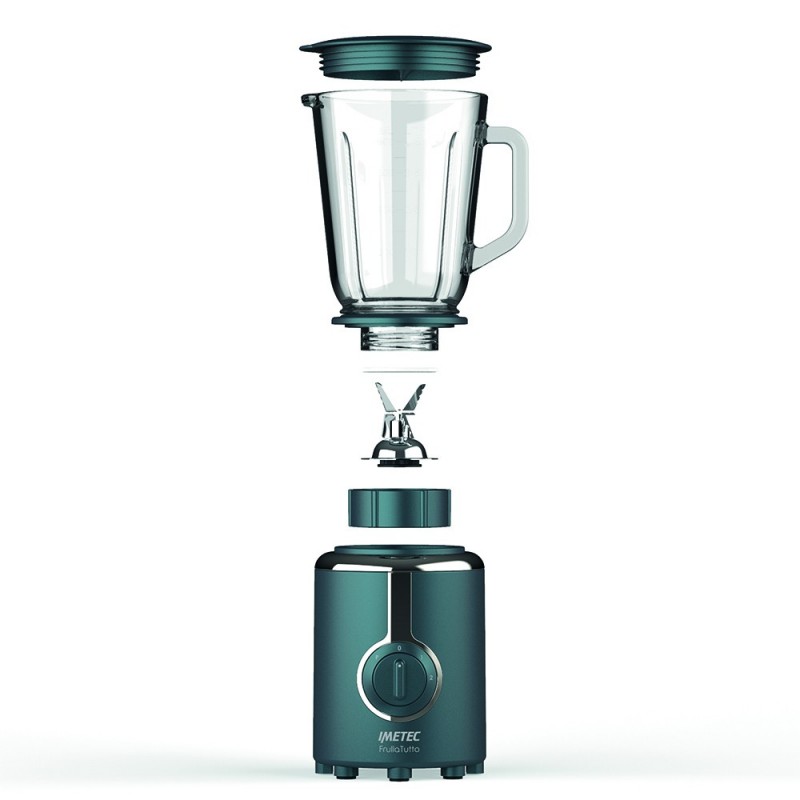 Imetec 7499 licuadora 0,8 L Batidora de vaso 500 W Verde azulado, Blanco