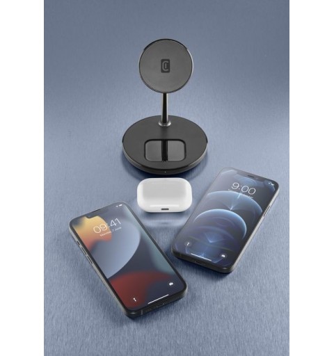 Cellularline Mag Duo Wireless Charger Supporto con carica wireless 2 in 1 per dispositivi Apple