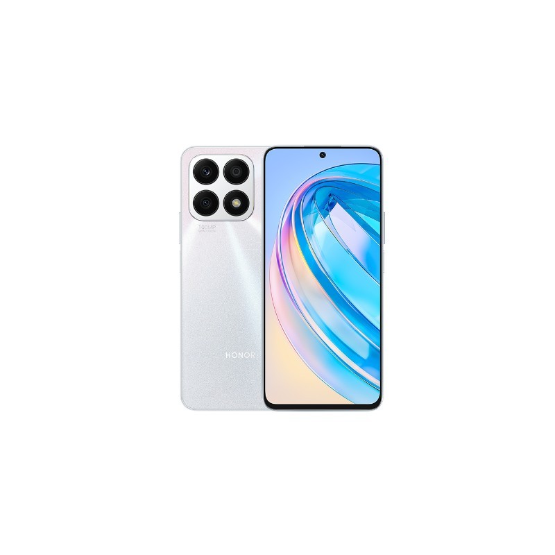 Honor X8a 17 cm (6.7") Double SIM Android 12 4G USB Type-C 6 Go 128 Go 4500 mAh Argent