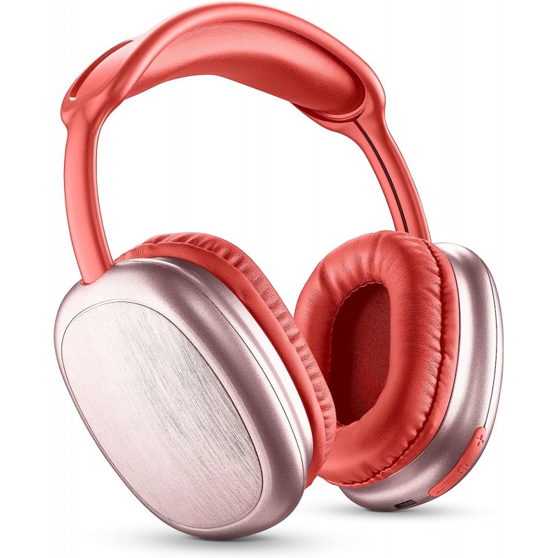 Music Sound Maxi 2 Kopfhörer Kabellos Kopfband Anrufe Musik USB Typ-C Bluetooth Rot