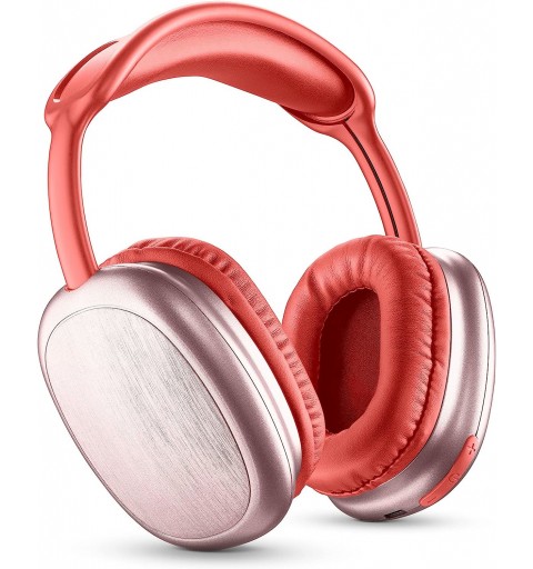 Music Sound Maxi 2 Casque Sans fil Arceau Appels Musique USB Type-C Bluetooth Rouge