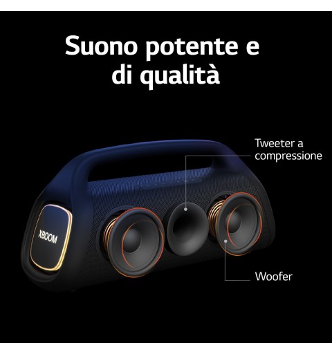 LG XBOOM Go XG9 Altavoz monofónico portátil Negro 120 W