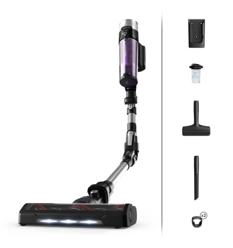 Rowenta X-Force Flex 9.60 RH2037WO handheld vacuum Black, Purple Bagless