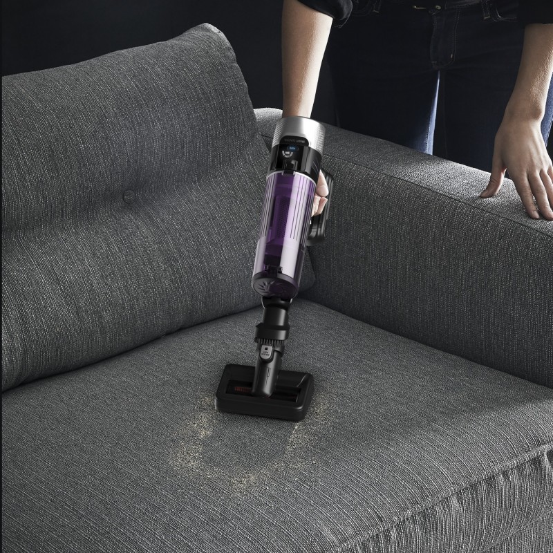 Rowenta X-Force Flex 9.60 RH2037WO aspiradora de mano Negro, Púrpura Sin bolsa