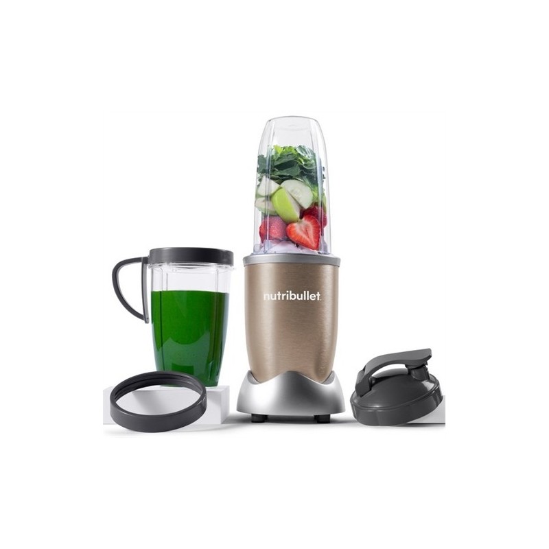 NutriBullet NB907CP frullatore 0,946 L Frullatore per cottura 900 W Nero, Oro