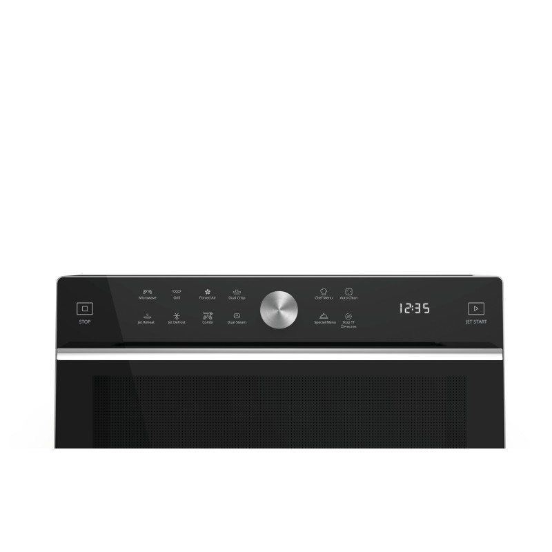 Whirlpool MWSC 933 SB Superficie piana Microonde combinato 33 L 900 W Nero, Argento