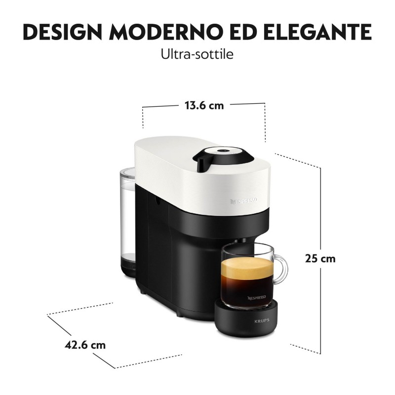 Krups Vertuo Pop XN9201 Entièrement automatique Cafetière à dosette 0,56 L